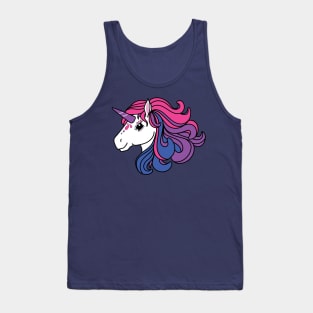 Rainbow Unicorn, Bisexual Pride Tank Top